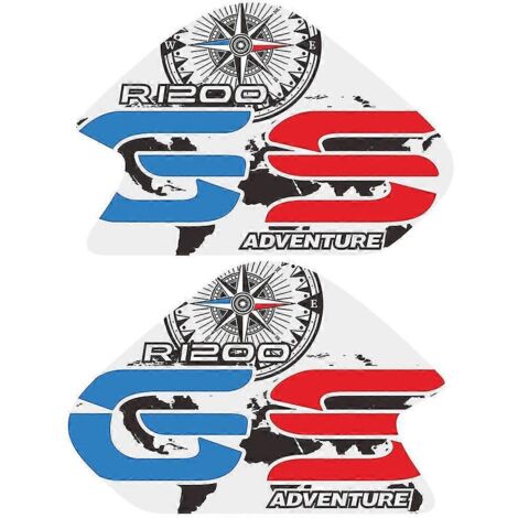 1200 Gs R1200 Gsa Pour BMW R1200gs Autocollants Protection Réservoir Garde-boue Pare-brise Protège-mains Coffre Adventure Valises en aluminium 2017-- (1/5)