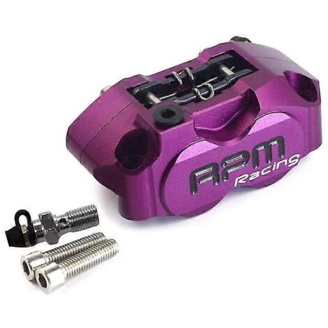 Étrier de frein radial RPM 82 mm pour moto, disque de 200 mm/220 mm modifié - Violet (1/5)