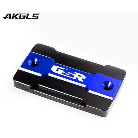 Bouchon de réservoir d'essence et de remplissage d'huile moteur pour moto Suzuki GSR 750, 400 et 600 (GSR750, GSR400, GSR600) - Accessoires : bouchon de réservoir bleu (1/5)
