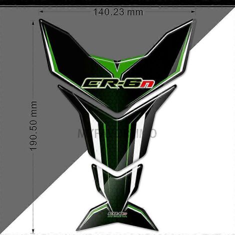 Protection de réservoir pour Kawasaki ER6N ER-6N, emblème, logo, autocollant de carénage de genou, protection de réservoir - 7 (1/5)
