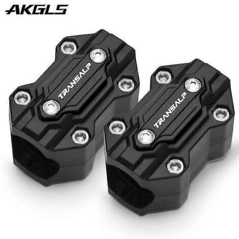 Accessoires anti-collision pour pare-chocs de moto Honda Transalp700, Transalp 600, 650 et Transalp 700 XLV. (1/4)