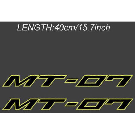 Autocollants décoratifs pour moto : logo, jantes, carénage, casque, protection de réservoir pour Yamaha MT-07 (2016-2020) - 3 (1/5)