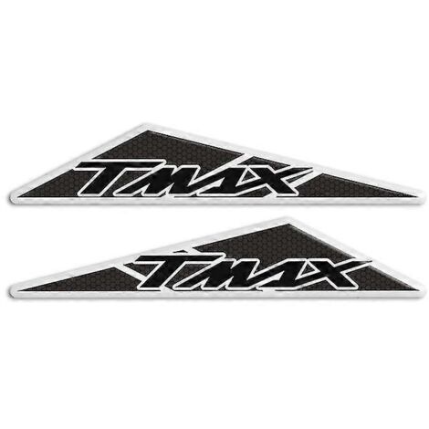 Autocollants T Max pour Yamaha Tmax 400 500 530 560 750, motos et scooters (Tmax530, Tmax500, Tmax560), emblème, badge 2017 2018 2019 2020 - TMAX - Argent 2 (1/5)