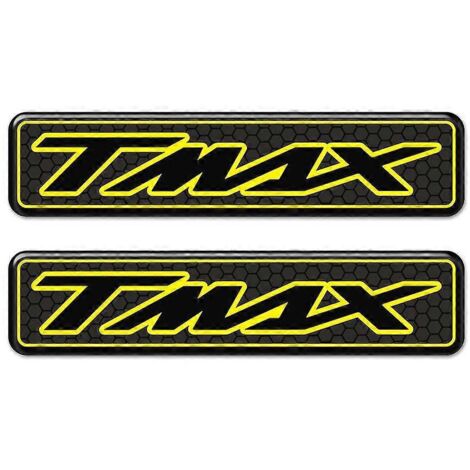 Autocollants pour motos et scooters Yamaha Tmax 400, 500, 530, 560 et 750 (emblème jaune) - Modèles 2017, 2018, 2019 et 2020. (1/5)