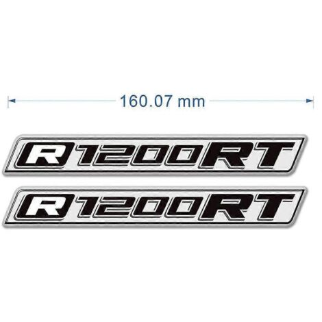 Kit d'autocollants pour BMW R1200rt, R1200 RT, R 1200 : protection pour valises, coffre, réservoir, genouillère, emblème et accessoire (3 pièces). (1/5)