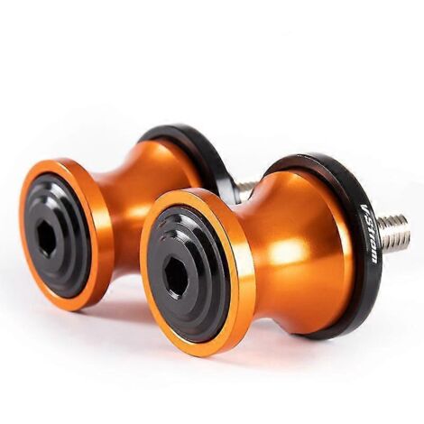 Accessoires pour motos Suzuki V-Strom 650, V-Strom 650, V-Strom 650, 1000 et 1050 : bras oscillant, patins, support arrière, vis de fixation (orange). (1/5)