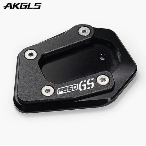 Support latéral CNC pour moto BMW F850GS Adventure (2018-2021) : amplificateur et plaque d'extension inclus (noir). (1/4)