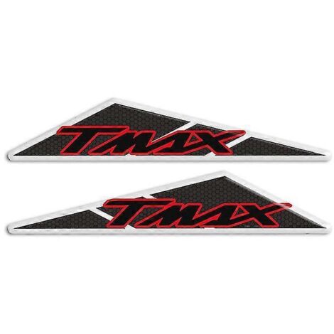 Autocollants T Max pour Yamaha Tmax 400 500 530 560 750, motos et scooters (Tmax530, Tmax500, Tmax560), emblème, badge 2017 2018 2019 2020 - TMAX - Rouge 1 (1/5)