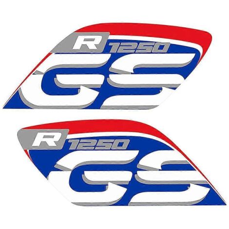 Autocollants pour BMW R1250GS : protection de réservoir, garde-boue, carénage, valise en aluminium, protège-mains, moto Adventure GSA. (1/5)