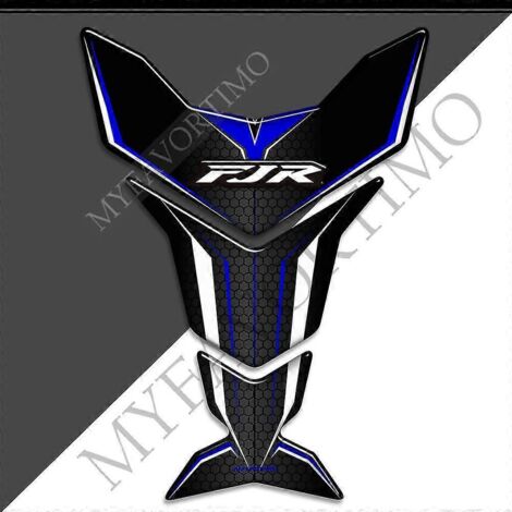 Pare-brise, déflecteur de vent, kit de protection genoux, étuis, autocollants 3D pour Yamaha FJR1300, protection de réservoir FJR1300 - ABRICOT (1/5)