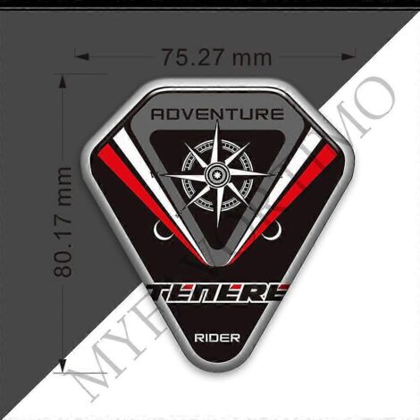 Nouveaux autocollants 3D pour Yamaha Super Ténéré XT1200X XT1200ZE XT 1200Z ZE ES XTZ XT1200E (kit essence/huile, genouillères, protection de réservoir) - TENERE (1 pièce) 27 (1/5)