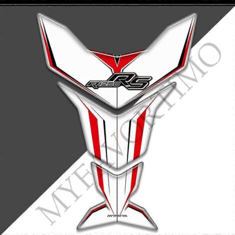 Autocollants et protections de réservoir pour moto (2019+) : kit de protection pour réservoir d'essence et d'huile, protection pour genoux et arêtes de poisson, compatible BMW R1250RS/R1250RS8 (1/4)