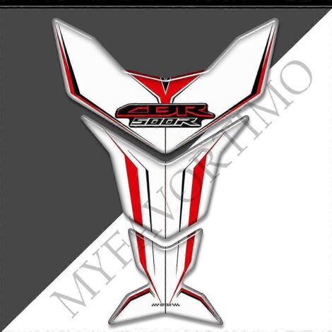 Kit de protection pour réservoir, garde-boue et moteur HRC (essence, huile, genoux) avec autocollants Fireblade pour Honda CBR500R11 (1/5)