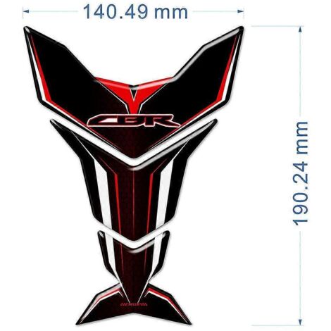 Protections de réservoir, poignées et autocollants pour Honda CBR 1000RR (2017-2022) - Kit carburant/huile inclus - Protection genoux Fireblade - CBR9 (1/5)