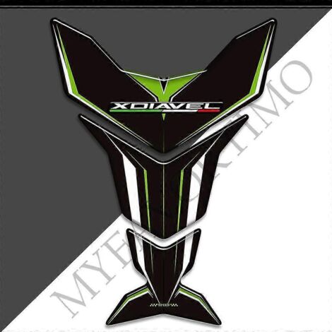 2015 2016 2017 2018 2019 2020 2121 Protection Autocollants 3D Kit de protection pour réservoir d'essence et d'huile - Genouillère - Pour Ducati XDiavel SX Diavel - XDiavel9 (1/5)