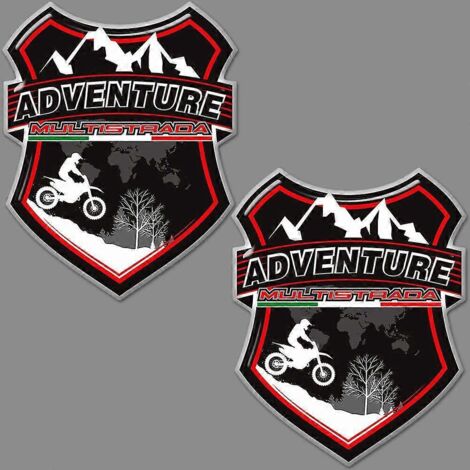 Autocollants 3D pour moto Ducati Multistrada 1260 S 1260s : protection de réservoir, poignées, kit de protection pour carburant et huile, protection pour les genoux – MULTISTRADA10 (1/5)