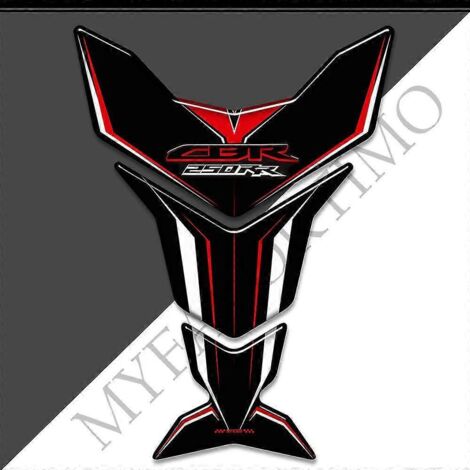 Kit de protection pour carénage et garde-boue Fireblade : autocollants, autocollants, kit d'huile de carburant, protection pour les genoux et le réservoir (arête de poisson) pour Honda CBR 250 RR, CBR (1/5)