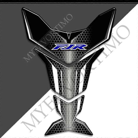 Pare-brise, déflecteur de vent, kit de protection genoux, coques, autocollants 3D pour Yamaha FJR1300, protection de réservoir FJR1300 - Couleur chocolat (1/5)