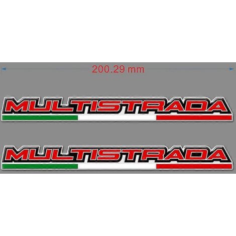Autocollants 3D pour moto Ducati Multistrada 1260 S 1260s : protections de réservoir, poignées, kit de protection pour carburant et huile, protection pour les genoux. (1/5)