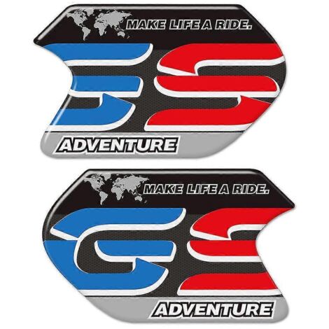 Autocollants pour BMW R1250GS : protection de réservoir, garde-boue, carénage, valise en aluminium, protège-mains, moto d'aventure GSA - R1250GS7 (1/5)