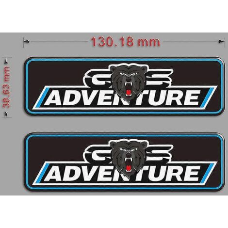 Valises en aluminium autocollantes pour BMW R1200GS, F850GS, F800GS, R1250GS, F750GS, R 1200, 1250, 850, 750 GS, GSA Rallye Adventure - Valises en aluminium (1/5)