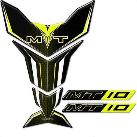 Autocollants pour Yamaha MT10 FZ MT - Protection de réservoir, carénage, garde-boue, pare-brise, protège-mains (modèles 2016 à 2021) - MT10 Tank Ye (1/5)