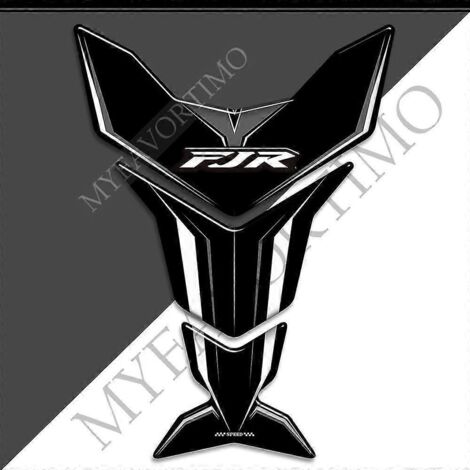 Pare-brise, valises latérales, déflecteur de vent, kit de protection genoux, sacoches, protection de réservoir, autocollants 3D décoratifs pour Yamaha FJR1300 (couleur bordeaux). (1/5)