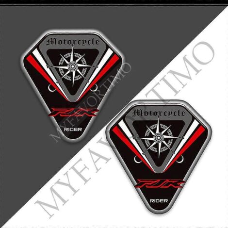 Pare-brise, déflecteur d'air, kit de protection genoux, coques, autocollants 3D pour Yamaha FJR1300, protection de réservoir FJR3 (1/5)