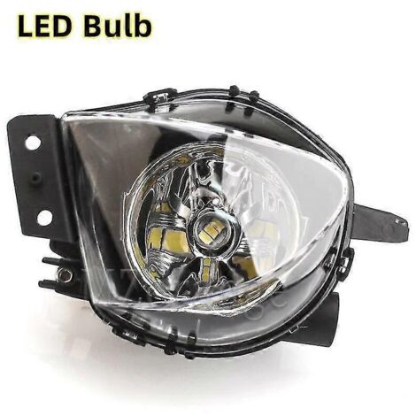 Phare antibrouillard halogène à LED pour BMW Série 3 E90 E91 (325, 328, 335) 2005-2008 (feux de jour avant avec ampoule) - 1 pièce, côté droit (ampoule non incluse) (1/5)