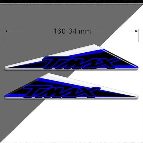 Tmax 400 500 530 560 750 Pour Yamaha Tmax530 Tmax500 Tmax560 Emblème Badge Logo Protection Carénage Garde-boue Autocollants Décalcomanies Scooters--TMAX (Bleu) (1/5)