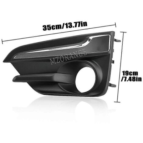 Pour Subaru Leopard 2017 2018 2019 : Cadre de protection des phares antibrouillard, phares, pare-chocs avant, garnitures de capot, accessoires auto - L (1/5)
