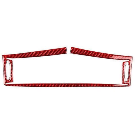 Pour Lexus IS250 13-20 Garniture de panneau de sortie de climatisation centrale en fibre de carbone, accessoire de décoration intérieure, autocollant --- (1/5)