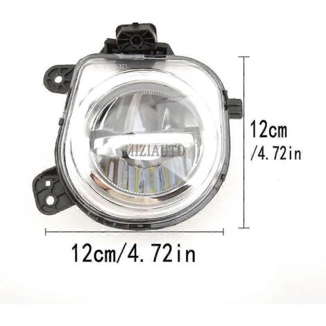 Feu antibrouillard avant gauche pour BMW X4 F26, X5 F15, X5 M F85, X6 F16, X6 M F86 (2012-2016) avec feux de jour à LED. (1/5)