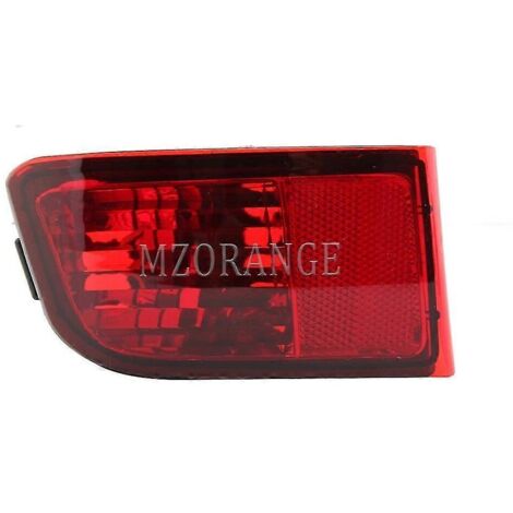 Réflecteur de pare-chocs arrière gauche pour Toyota Land Cruiser Prado série 120 (GRJ120, TRJ120, FJ120) (2002-2009) : feu stop antibrouillard et réflecteur arrière. (1/5)