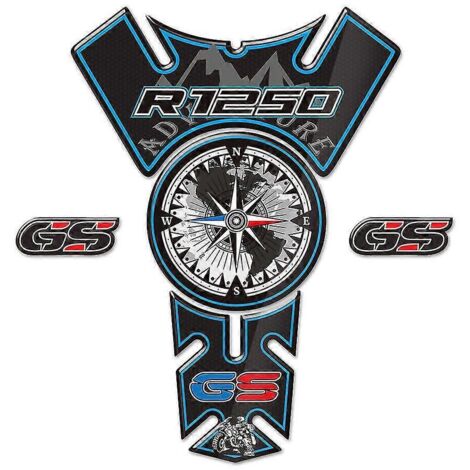 Autocollants pour BMW R1250GS : protection de réservoir, garde-boue, carénage, valise en aluminium, protège-mains, moto Adventure GSA - R1250GS8 (1/5)