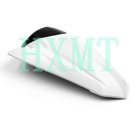 Capot de selle passager/selle solo en carbone blanc pour Kawasaki Ninja 300, 250, Z250 et EX300 (2013-2019) (1/5)