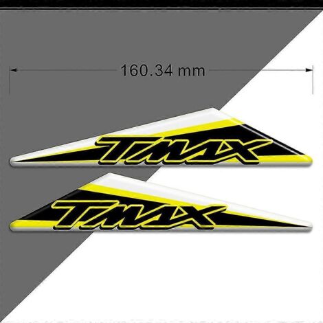 Tmax 400 500 530 560 750 Pour Yamaha Tmax530 Tmax500 Tmax560 Emblème Badge Logo Protection Carénage Garde-boue Autocollants Décalcomanies Scooters--TMAX (Jaune) (1/5)