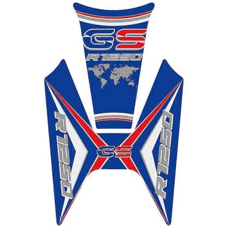 Autocollants pour BMW R1250GS : protection de réservoir, garde-boue, carénage, valise en aluminium, protège-mains, moto Adventure GSA (R1250GS13) (1/5)