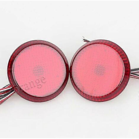 Réflecteurs de pare-chocs à LED pour Toyota Corolla 2008-2010 et Nissan Qashqai : feu stop arrière, clignotant et feu de freinage (rouge). (1/5)