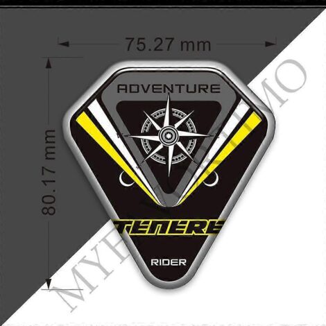 Nouveaux autocollants 3D pour Yamaha Super Ténéré XT1200X XT1200ZE XT 1200Z ZE ES XTZ XT1200E (kit essence/huile, genouillères, protection de réservoir) - TENERE (1 pièce) (1/5)