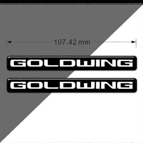 Logo et emblème pour Honda Goldwing (autocollants Gold Wing GL1800, 1100, 1200, 1500 Tour F6B GL 1800, modèles 2017, 2018, 2019, 2020 et 2021) - Gold Wing 1 (1/5)
