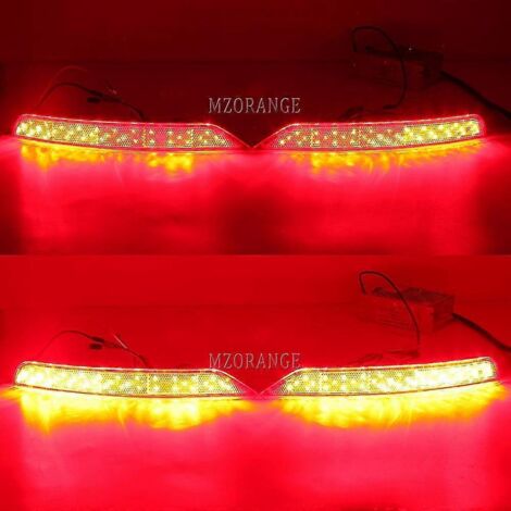 1 feu arrière à LED pour pare-chocs Subaru Forester Impreza Iegacy 2008-2016, réflecteur, antibrouillard, accessoires auto -- (1/5)