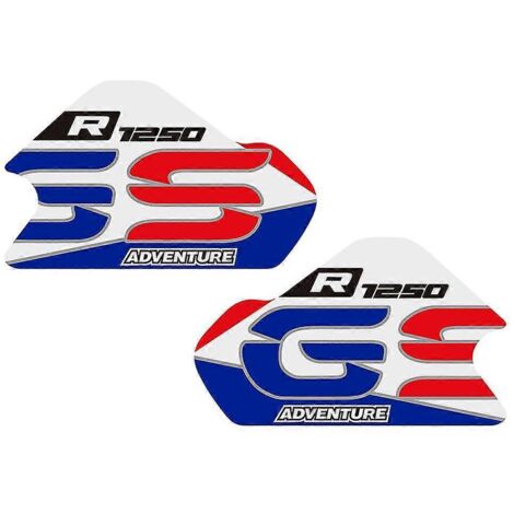 Autocollants pour BMW R1250GS : protection de réservoir, garde-boue, carénage, valise en aluminium, protège-mains, moto Adventure GSA. (1/5)