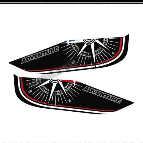 Kit de déflecteurs de vent et autocollants pour Honda CRF1100 CRF 1100L L1 L2 et Africa Twin Adventure Sport (2020) - Protections latérales de réservoir (1/5)