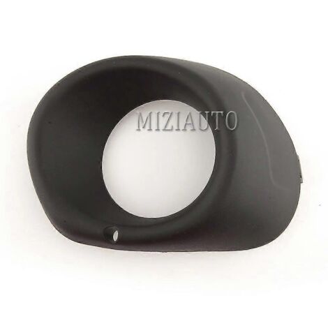 Cache antibrouillard halogène à LED pour Mitsubishi Outlander 2013-2015, enjoliveur argenté et noir, accessoires auto - Noir R (1/5)