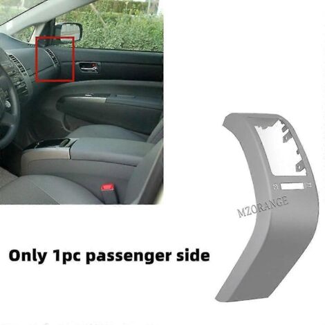 Cache de grille d'aération de tableau de bord pour Toyota Prius 2004-2009, argenté, côté passager (1 pièce). Accessoires auto. (1/5)