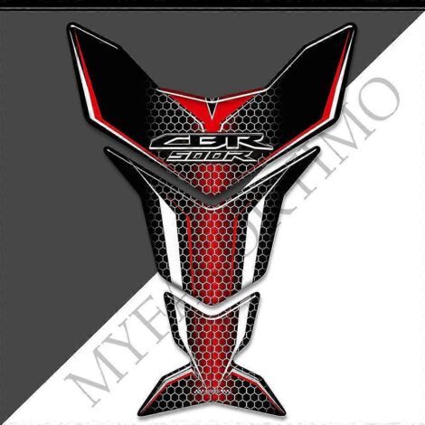 Kit de protection pour réservoir, garde-boue et moteur HRC (essence, huile, genoux) avec autocollants Fireblade pour Honda CBR500R13 (1/5)