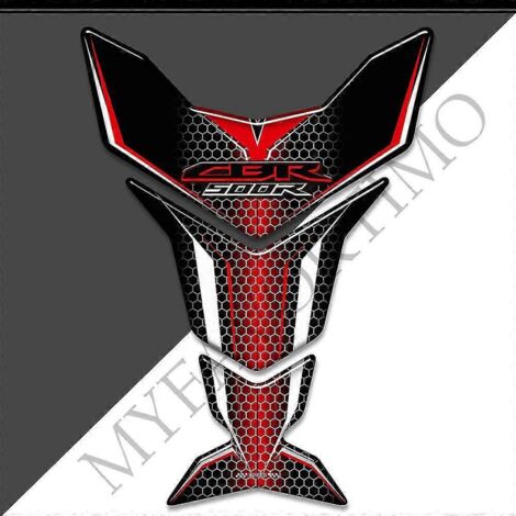 Kit de protection pour réservoir, garde-boue et moteur HRC (essence, huile, genoux) avec autocollants Fireblade pour Honda CBR500R12 (1/5)