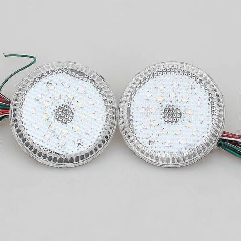 Réflecteurs de pare-chocs à LED pour Toyota Corolla 2008-2010 et Nissan Qashqai : feu stop arrière, clignotant et feu arrière – Blanc (1/5)