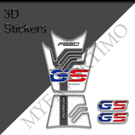 Kit de protection pour BMW F850GS (2019-2023) : autocollants, autocollants, protections de réservoir, poignées, kit de protection pour le carburant et les genoux. (1/5)